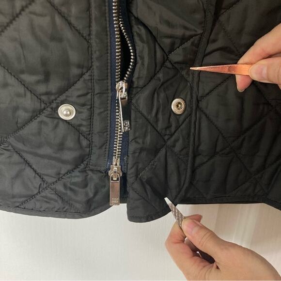 CAROLINA HERRERA Peacoat Men Large Wool Blend Pearl Snap Full Zip - Picture 8 of 14